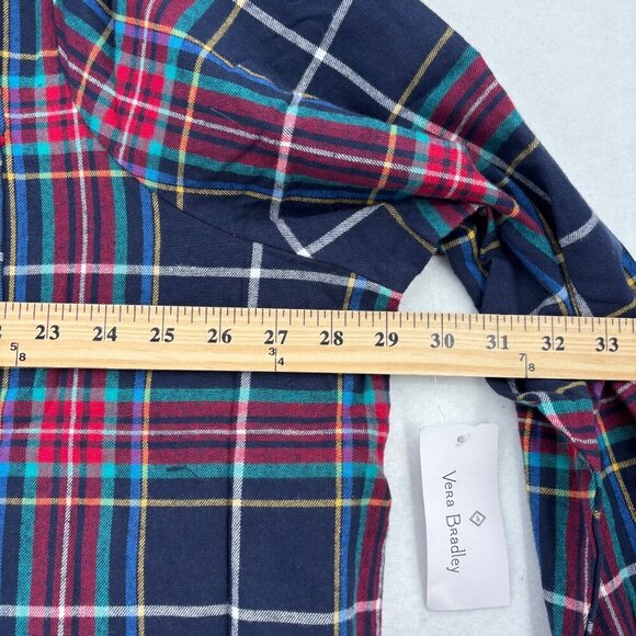 Vera Bradley Flannel Pajama Set Womens Size 3XL Tartan Plaid 100% Cotton - Picture 11 of 16